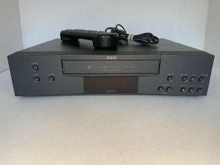 Rca Vr 522 Vhs Tape Player With Remote Vintage