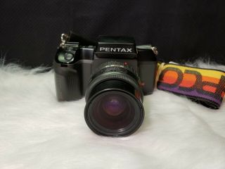 Pentax Sf10 35mm Film Camera With Takumar - F 28 - 80mm F=3.  5 - 4.  5 Zoom Lens