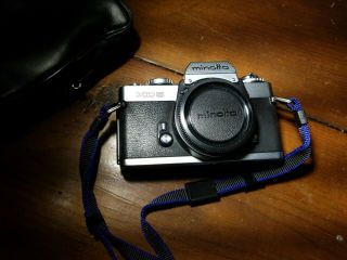 Vintage Minolta Xd5 35mm Slr Film Camera Body Only.  W/bonus Case