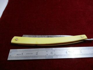 Old Jr Torrey C0 Worcester Mass.  - Straight Razor - 11/16 - Etched Blade Our 136
