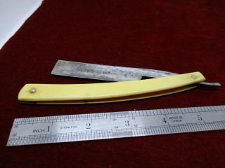 Old JR TORREY C0 Worcester Mass.  - Straight Razor - 11/16 - Etched Blade OUR 136 2