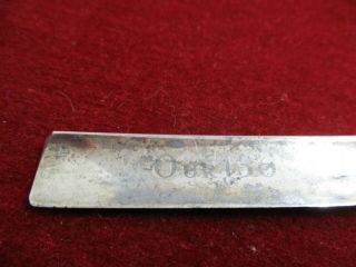 Old JR TORREY C0 Worcester Mass.  - Straight Razor - 11/16 - Etched Blade OUR 136 3
