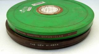 Two Vtg.  16mm Film 12 " Reels: Alaska United World & Grand Canyon Chronicles