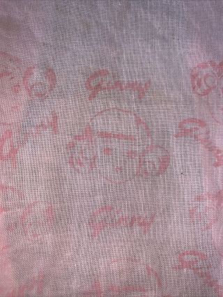 Vintage Vogue Ginny Doll Pink Sheets And Pillow Case Bed 3