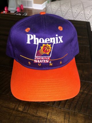 Vintage 90s Phoenix Suns Logo Snapback Hat Nba Basketball
