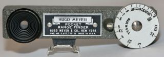 Hugo Meyer Shoe Mount Pocket Rangefinder Made In The Usa