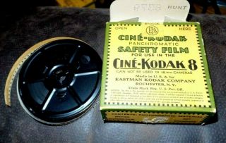 Rare Vintage Kodak 8mm Home Movie Film B&w Way Home From Oregon To Ca; Ocean W24