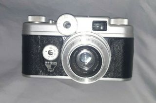 Vintage Argus C44 35mm Film Camera F2.  8 50mm Len