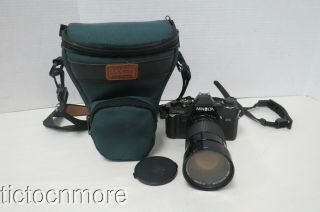 Vintage Minolta X - 700 Camera W/ Vivitar Series 1 Lens 28 - 90mm 1:2.  8 - 3.  5 & Case