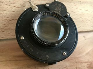 Rare Soviet Vtomp Anastigmat Ortagoz 135mm F/4,  5 Lens In Compur Shutter