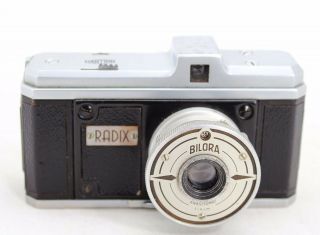 Bilora Radix,  First Model,  Vintage 35mm Camera,  Lens Anastigmat F=4cm