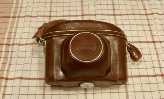 ::zeiss Ikon Contaflex I - - Zeiss Tessar - - Compur Synchro - - Leather Case::