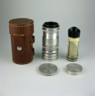 Argus Tele Sandmar 100mm F4,  5 Lens & Case Bewi Junior Exposure Meter Germany