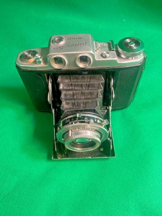 Welmy Six 6x6 120 Film Folding Camera W/ Terionar 75mm F3.  5 Lens