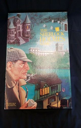 Vintage 1974 Cadaco Sherlock Holmes Board Game 100 Complete