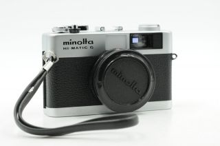 Minolta Hi - Matic G 35mm Film Camera W/38mm F2.  8 683