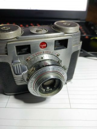 Vintage 1950 Kodak Signet 35 Camera With Leather Case