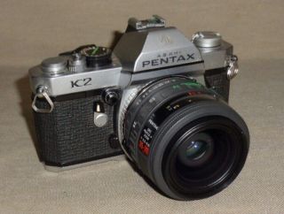 Pentax K2 35mm Camera Smc Pentax F - Zoom 1:3.  5 - 4.  5 Lens