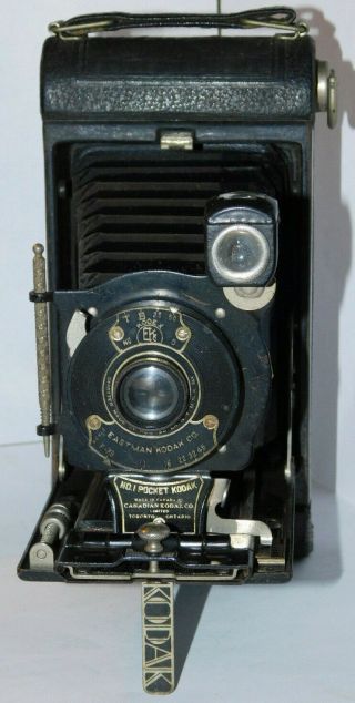 Vintage Eastman Kodak No.  1 Pocket Folding Camera W/ Stylus 1920 