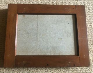Antique Wooden Negative Printing Frame - 9 " X 7 " - Scovill Mfg.  Co. ,  Ny