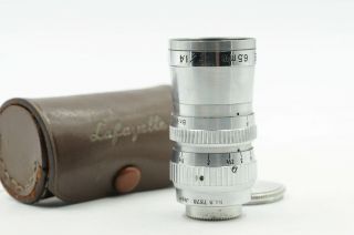 Lafayette 6.  5mm F1.  4 Cine D Mount Lens 378
