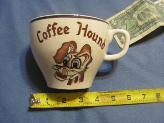 Vintage Large Coffee Hound Mug Cup