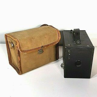 Antique Vintage Kodak Box Camera No.  2 Brownie 120 Film Camera 6x8cm