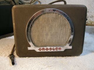 Vintage 1938 Car Crosley Radio
