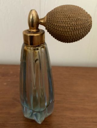Perfume Atomizer Glass Bottle Vintage Chartley Mass St.  Austria Empty Spray