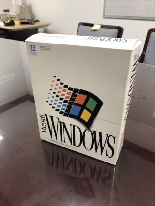 Vintage Microsoft Windows 3.  1 Upgrade Edition - 3.  5 " Disks
