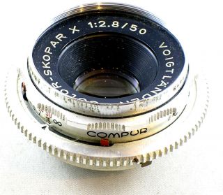 Voigtlander Ultramatic/bessamatic Mount Color - Skopar X 1:2.  8/50mm Lens