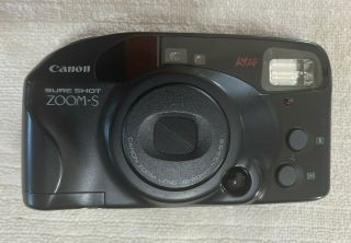 Canon Sure Shot Zoom - S 35mm Point And Shoot Film Camera And