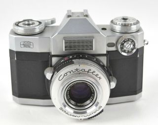 Zeiss Ikon Contaflex 35 Mm Film Camera W/ Tessar 50mm F/2.  8 - Germany