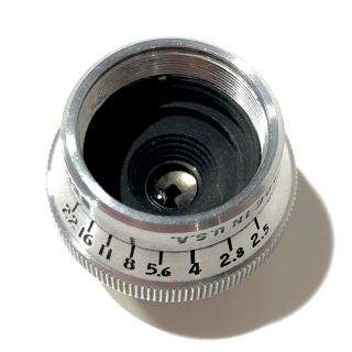 ^ Bell & Howell Comat 0.  5 Inch f/2.  5 Cine Camera Lens 3