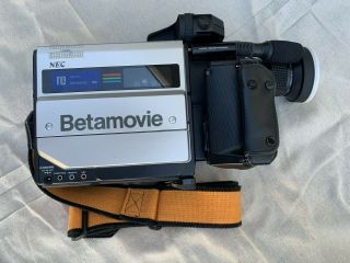 Sony Nec Betamovie Betamax Video Camera Camcorder Bm - 11eu (parts / Not)