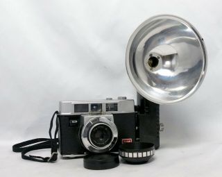 Kodak Automatic 35b Camera 44mm 1:2.  8 Lens Flash 35mm Film Camera