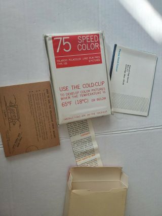 Polaroid Type 108 75 Speed Color Film Pack 2