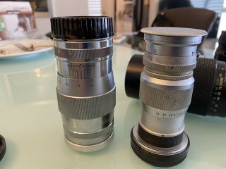 Two Vintage Lenses For Leica Canon Leitz