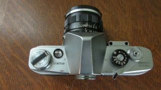 Minolta SR - 3 35mm SLR Film Camera w/ Rokkor PF 55mm f/1.  8 Lens 3