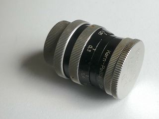 Kern Paillard Yvar 1:2.  5 12.  5mm Bolex D Mount Camera Lens,  2 Caps.  Near.