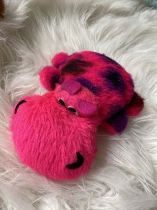 6” Vintage Dardanelle Pillow Pets Dakin Pink Hippo Stuffed Animal Plush Toy