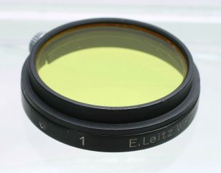 Leica Leitz A36 Yellow 1 Slip On Filter Black