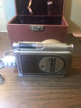Revere Model 26 Movie Camera With Case And Accessories Sh1 2