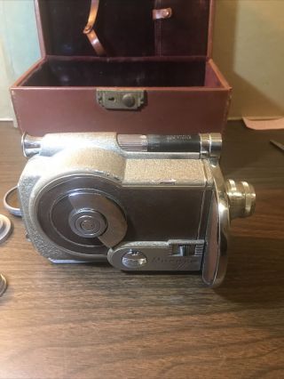 Revere Model 26 Movie Camera With Case And Accessories Sh1 3
