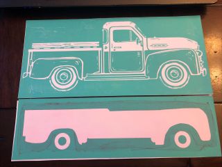 Chalk Couture Transfer Vintage Truck