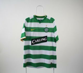 Vintage Celtic 2008/2010 Football Shirt Soccer Jersey Nike Mens Size L
