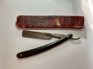 Maine Barber Supply Co Barbers Special Antique Straight Razor Made In Germany