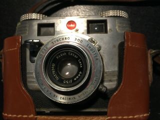 Kodak Signet 35 Camera,  W/ Ektar 44 F3.  5,  Synchro 300 Shutter