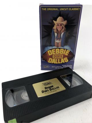 Vintage Debbie Does Dallas Vhs Movie Rare