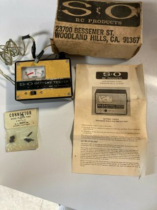 Vintage Radio Control Battery Tester